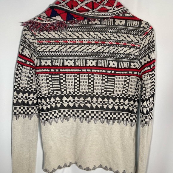 Aldomartins for Anthropologie Benicia Fringe Cowl Neck Sweater - Picture 4 of 4